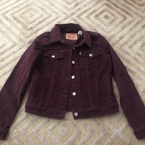 Levi’s Maroon Denim Jacket